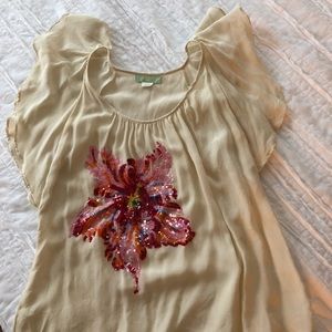 Anthropologie flowy top